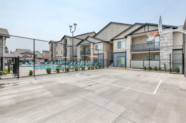 Sport court next to the pool area