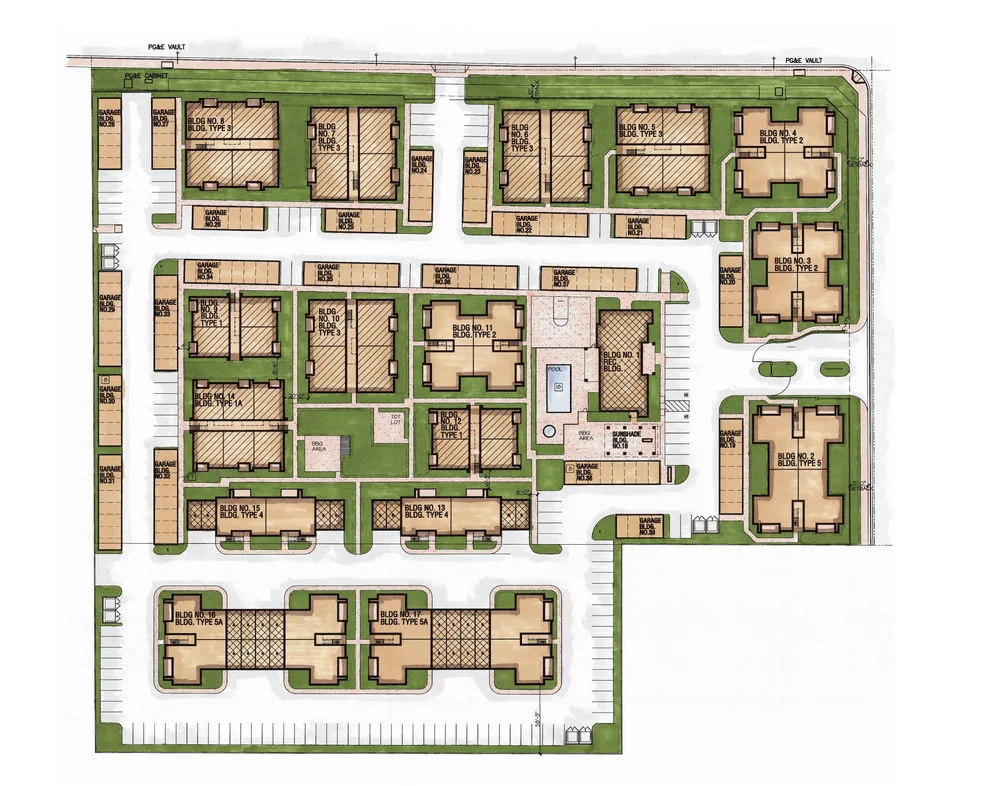 Site map of the Dolce Vita community